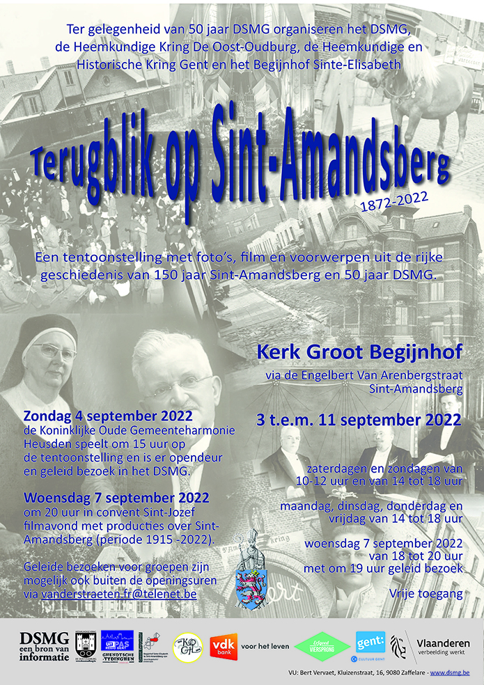 Affiche tento Terugblik op Sint-Amandsberg