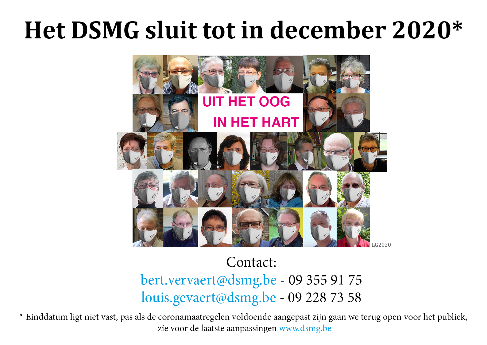 DSMG sluit tot in december 2020